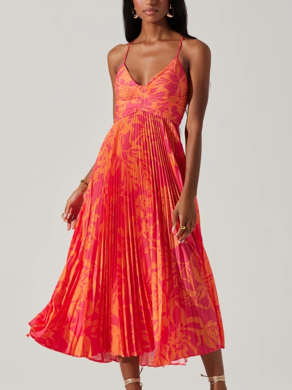 Blythe Floral Midi Dress